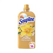 SOUPLINE Μαλακτικό Ρούχων Συμπυκνωμένο Aroma Freshness Βανίλια & Μανταρίνι 56 πλύσεις 1,3lt SOUPLINE Μαλακτικό Ρούχων Συμπυκνωμένο Aroma Freshness Βανίλια & Μανταρίνι 56 πλύσεις 1,3lt