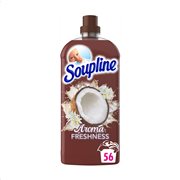 SOUPLINE Μαλακτικό Ρούχων Συμπυκνωμένο Aroma Freshness Καρύδα & Λευκά Άνθη 56 πλύσεις 1,3lt SOUPLINE Μαλακτικό Ρούχων Συμπυκνωμένο Aroma Freshness Καρύδα & Λευκά Άνθη 56 πλύσεις 1,3lt